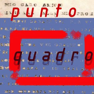 "Punto e Quadro" Painting words