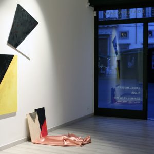 Mucciaccia Contemporary, installation view, Daniel Jouseff, Flags
