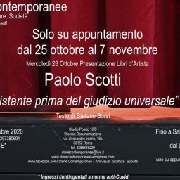 Paolo Scotti, "The very moment before the Last Judgment", curator Anna Cochetti