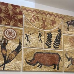 inaugurazione mostra pannelli musivi in sede