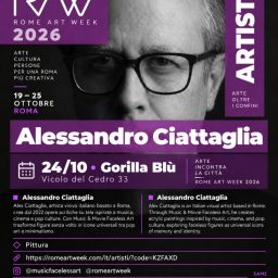 Alessandro Ciattaglia Artista visivo al gorilla blu 24/10/2026