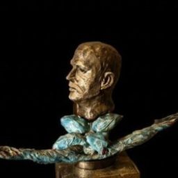 Roman Warrior with Flower