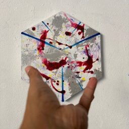 Ipercubo — Tecnica mista su tela