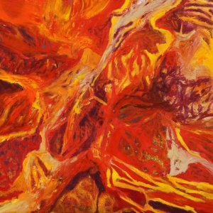 VISCERAL - 2016 oil on canvas 100/110