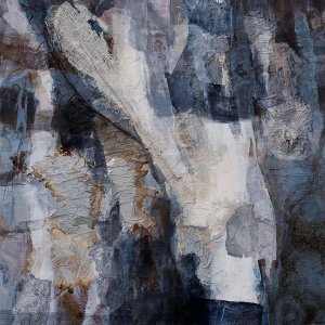 SEMIdei - chalks, iron oxides, pigments, seeds, paper on canvas, 2019 - cm 70x70