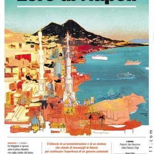 Napoli , illustrazione per il quotidiano Il Manifesto  2016