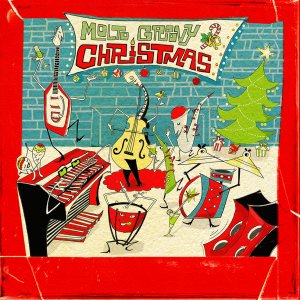 Illustrazione per la copertina del disco “MoltoGroovy Christmas” realizzata a inchiostro e colore digitale