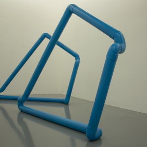 Senza Titolo; PVC, acrilico; 220 x 195 x 53 cm (cad); 2017