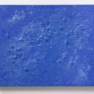 A PIECE OF HEAVEN - tecnica mista su carta intelata - cm 53x43 - 2020