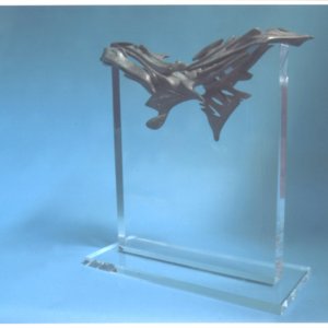 “Arctotis” 2007  technique bronze –  methacrylate Cm 64x25x20