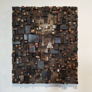 Head XV (2019) 52 x 61 cm, oil and wood on panel