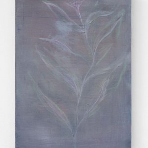 Astante, 2019, t. mista su tela, 70 x 50 cm