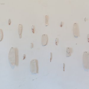 The sound of limit (II) | Performing installation | Ceramics + nails | 2019