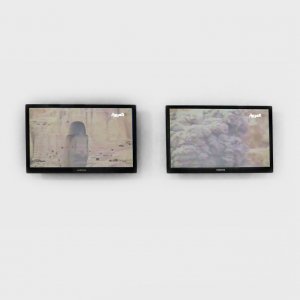Giovanni Longo, Middle Time, two channel video installation.