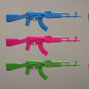 My Rifle, PLA (3D print), 2015-2019
