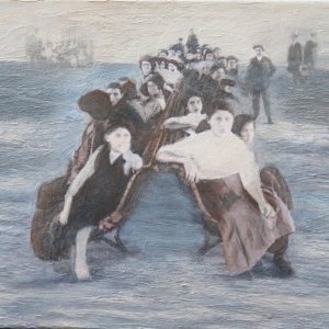 Migrants II. Artwork from the installation 