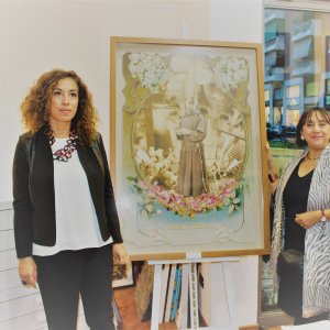 Anna Amendolagine con Jessica Bracci alla 3B Gallery, Roma, 2018