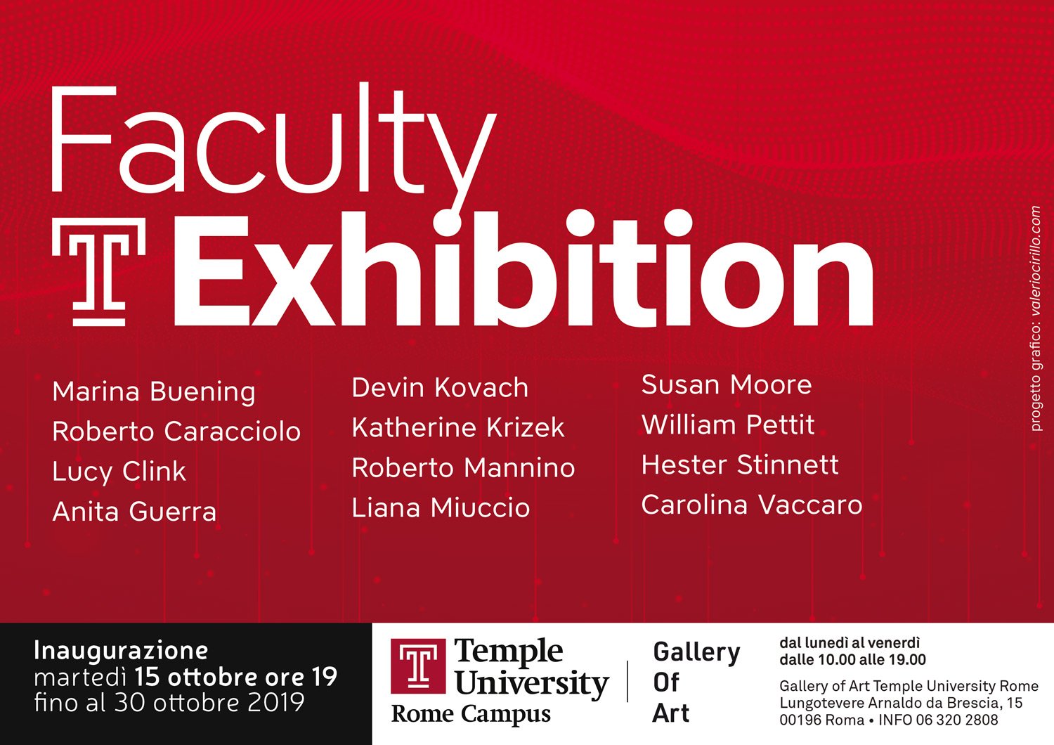 Collage di Faculty Exhibition