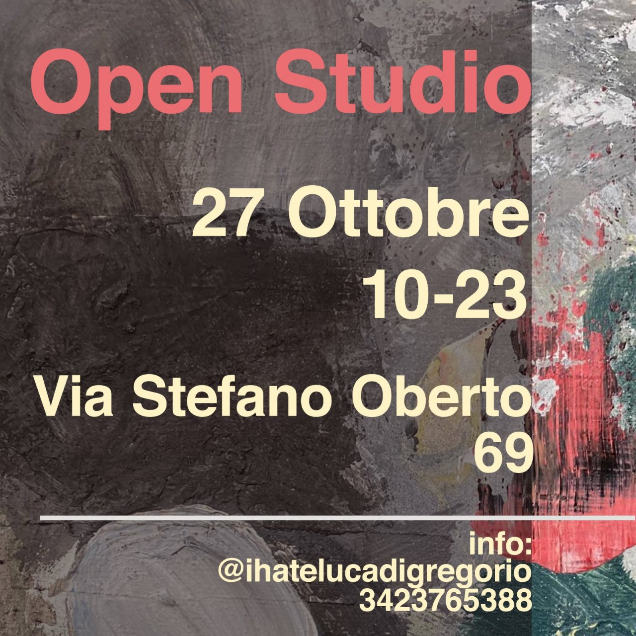 Open Studio a Studio Di Gregorio 