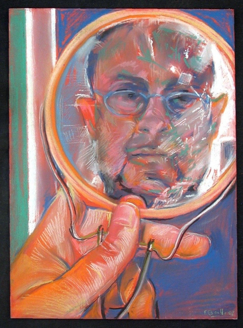 Self - portrait in the mirror 2007