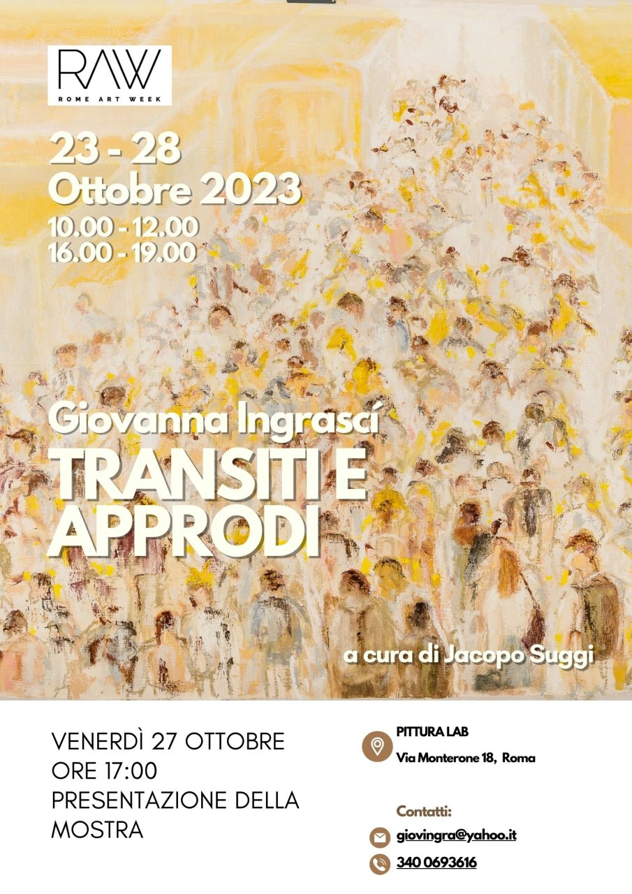 Transiti e Approdi - OpenStudio di Giovanna Ingrascì, a cura di Jacopo Suggi