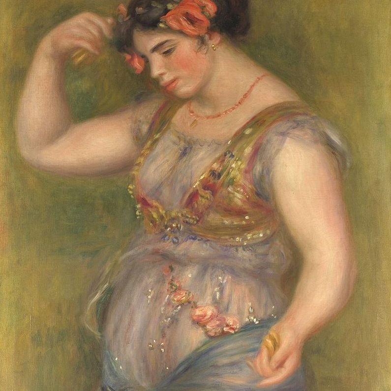 ragazza che balla con nacchere -1909 RENOIR (dettaglio)