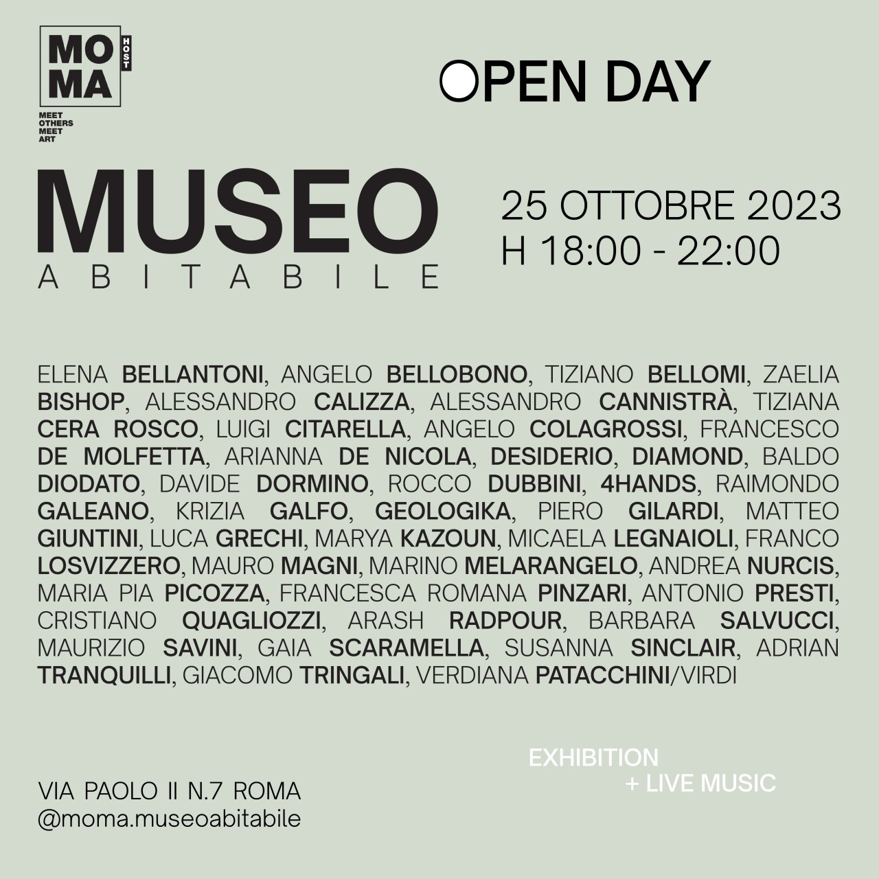 INVITO open day 2023 MUSEO ABITABILE