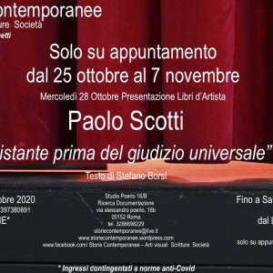 Paolo Scotti, "L'istante prima del giudizio universale", a cura di Anna Cochetti