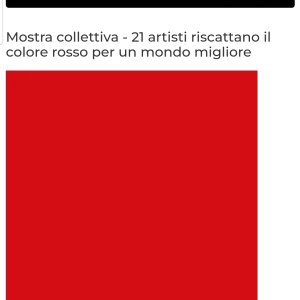 "Works In Red" Group Exhibition