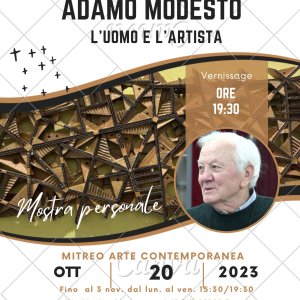 “Environmental, social and relational sensitivity ADAMO MODESTO: THE MAN AND THE ARTIST”