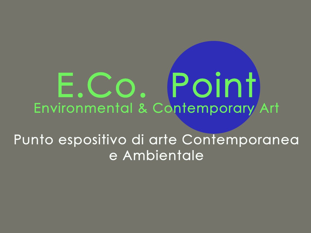 E.CO.POINT - Environmental and Contemporary Art