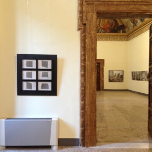 Opening Galleria del Cembalo maggio 2013 - in primo piano opere di Mario Cresci 