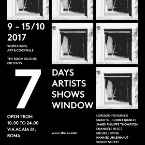 7 days 7 artist 7 shows (24hrs per artists exhibition ) 