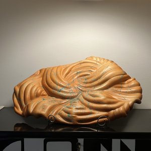 G. Cimatti - Sculpture; terracotta, terra sigillata, colored glaze. 2023. Cm. 50x40. ph. SBA