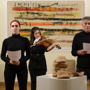 Giulia Zadra, Camila Sanchez violist and  Sergio Palma