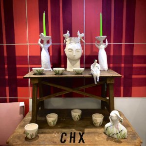 venti di Natale, sculture e ceramiche di Paola Chartroux. Dicembre 2019