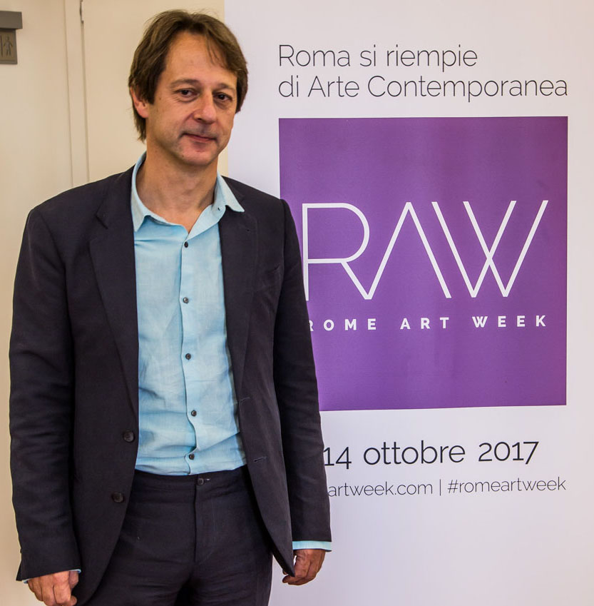 Luca Bergamo alla conferenza stampa RAW